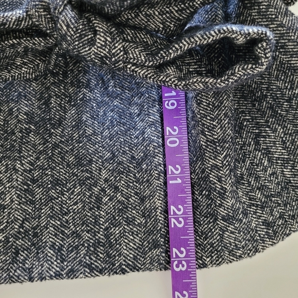 Club Monaco hounds tooth wool belted blazer coat - Picture 8 of 9